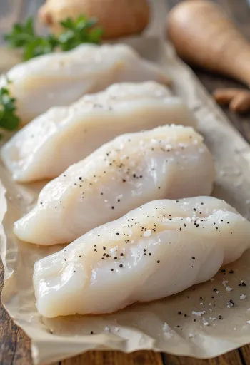 Image of haddock fillet on a cutting board