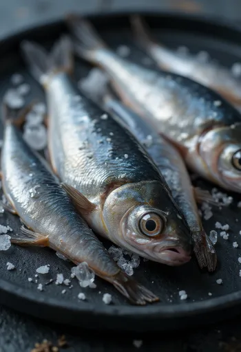Image of anchovy fillet on a cutting board