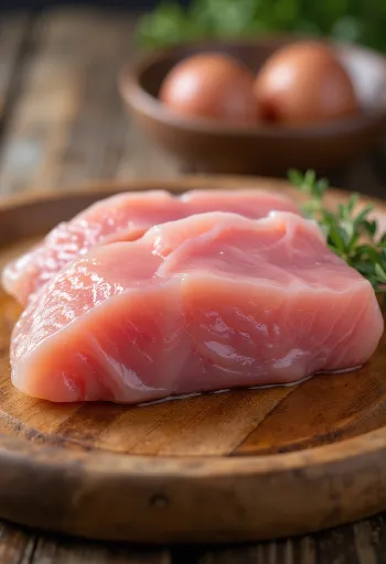 Image of albacore tuna fillet on a cutting board