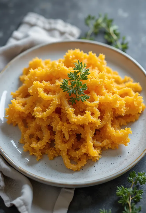 Dried Irish moss seaweed, detailed texture and vibrant colors