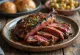 Smoked BBQ goat shoulder on a platter