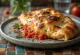 Tomato calzone stuffed pizza