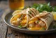Grilled wrap with chicken and cheese