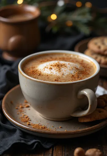 Freshly served Gingerbread Latte