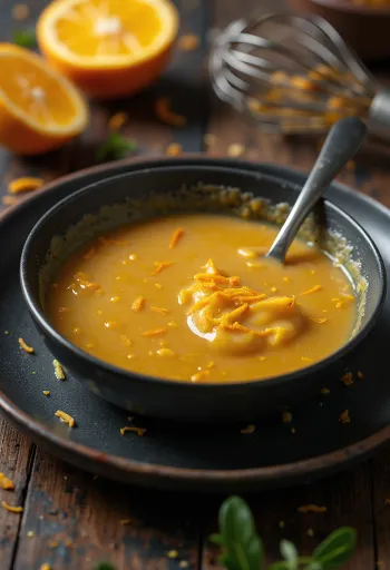 Orange Balsamic Beurre Blanc served
