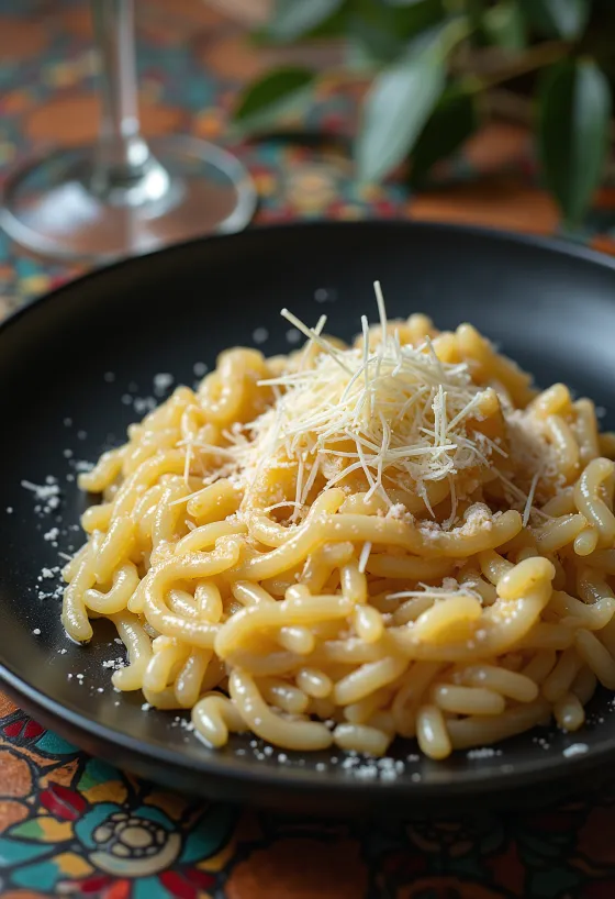 Creamy Italian risotto with cheese and herbs