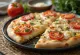 Pizza al Mascarpone with basil and Parmesan