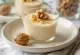 Honey Walnut Mousse served in a glass