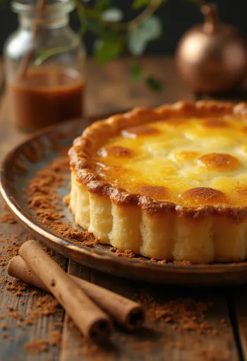 Pastel de nata cake