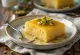 Cardamom Revani cake squares soaked in syrup