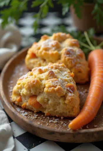 Carrot Hazelnut Biscuits