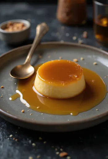 Caramel flan cake