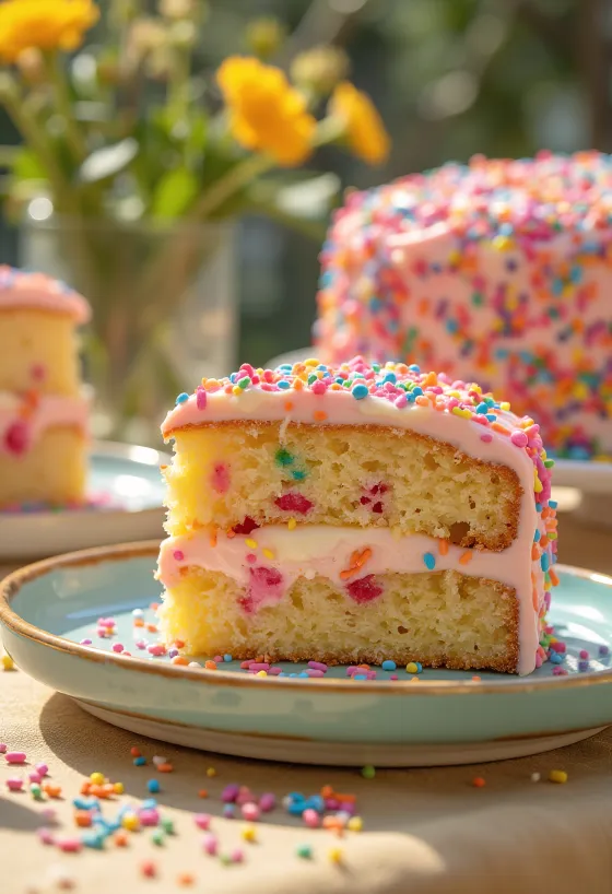 Sprinkle cake