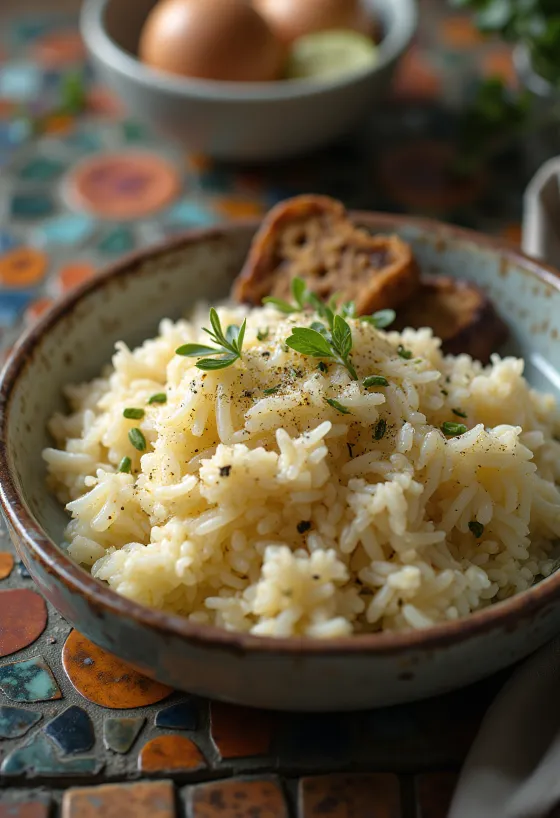 Jeera rice with cumin seeds