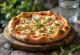Pizza al Granchio with crab meat and parsley