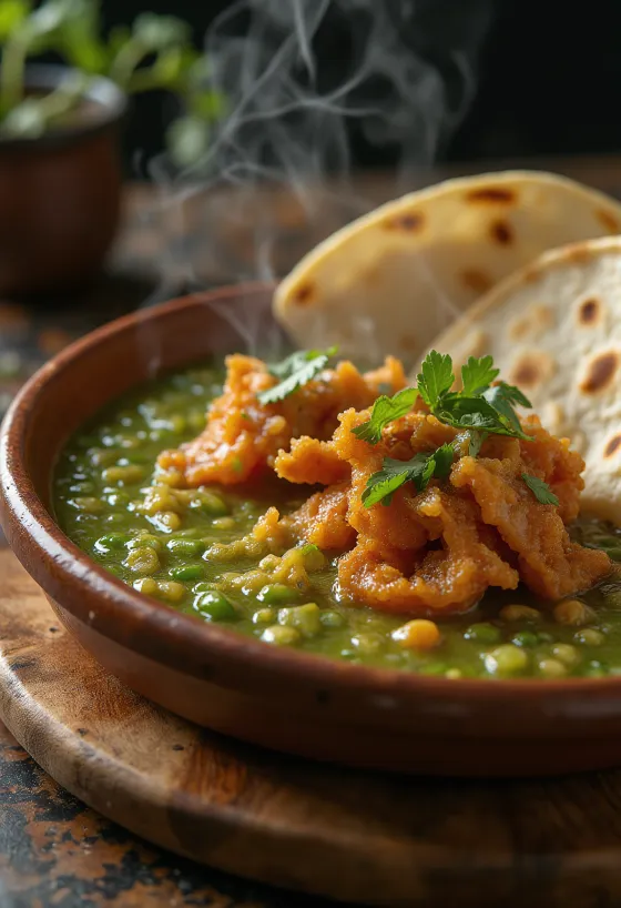 Plated Chicharrón Tacos