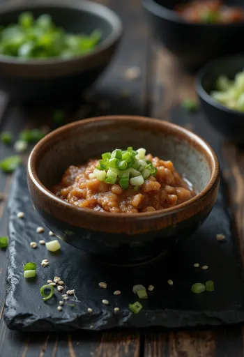 Ssamjang dipping sauce served with grilled food