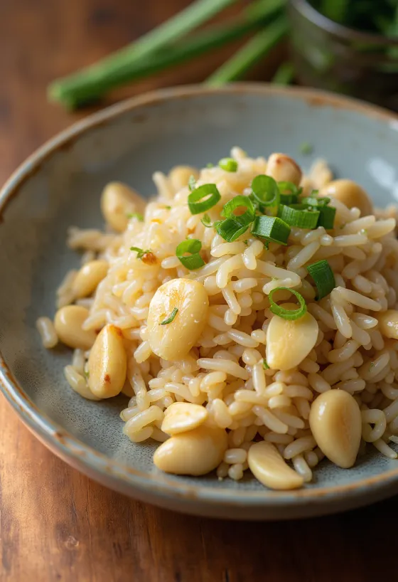 Plate of Macadamia Nut Fried Rice