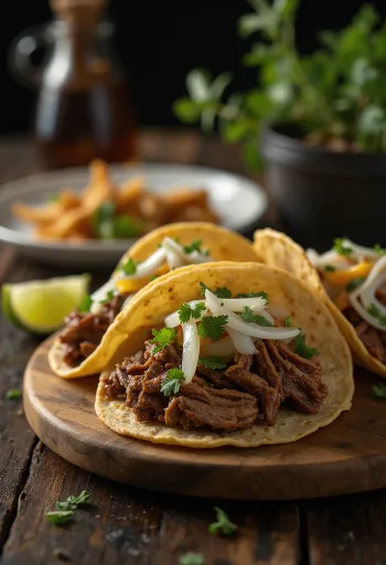 Plated Lamb Tacos
