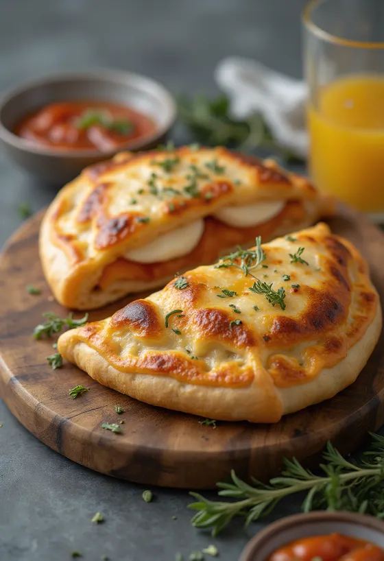 Freshly baked Ginger Fusion Calzone