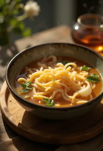 Hot and sour sauce served with rice