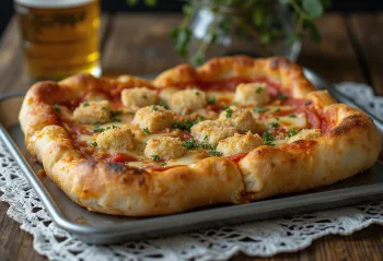 Thick Sicilian square pizza slices