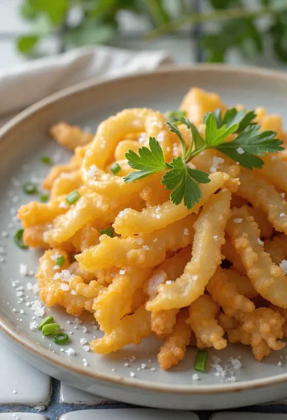 Vegan Kakiage, crispy vegetable fritters
