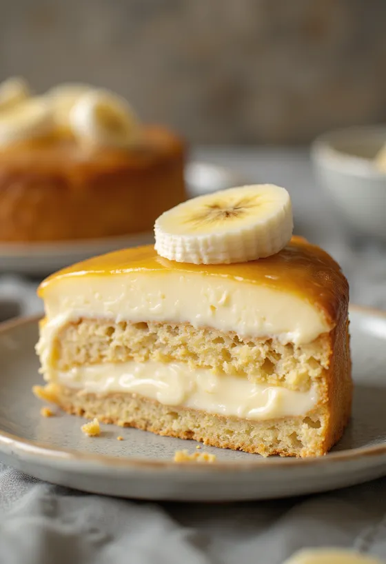 Banana mascarpone tart