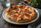 Stuffed crust Diavola pizza with spicy salami