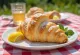 Freshly baked Greek Yogurt Croissants