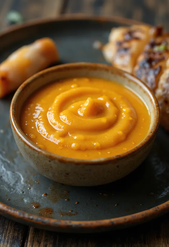 Smoky Lime Beurre Blanc served in a small bowl