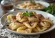 Tiramisu ravioli plated