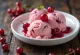 Red Currant Ice Cream served