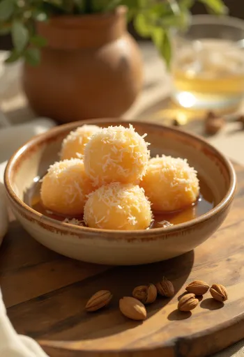 Coconut Gulab Jamun
