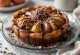 Chocolate Tarte Tatin with caramelized apples