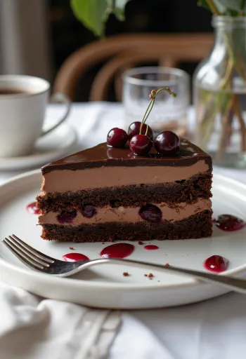 Lúdláb Cake served on a plate