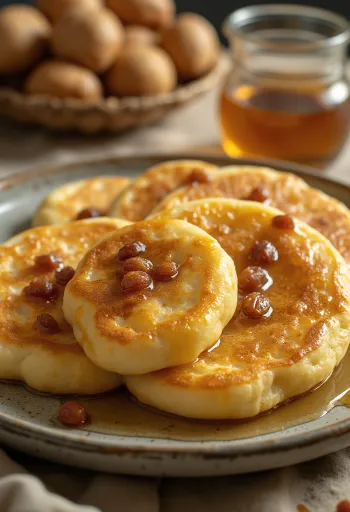 Chebab Emirati pancakes served