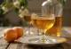 Apricot Palinka served in a bottle