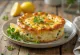 Torta Capixaba with sururu, garnished with fresh cilantro
