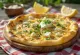Stack of fresh herb and cheese Gözleme flatbreads
