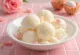 Bowl of creamy rambutan ice cream