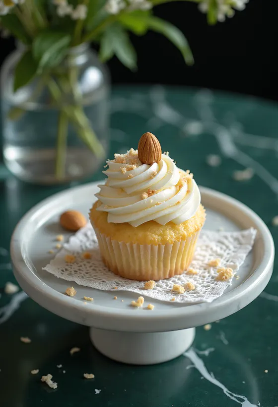 Raffaello Cupcake served