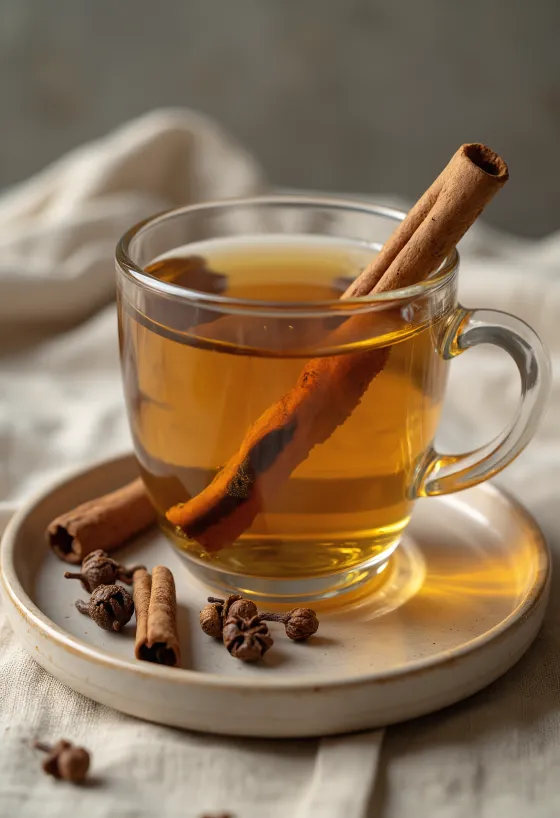 Honey-Clove Tea in a mug