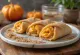 Pumpkin spice cannoli served