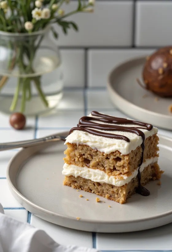 Sugar-free chestnut cake