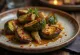 BBQ grilled Brussels sprouts served