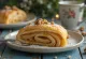 Honey Walnut Strudel served on a plate