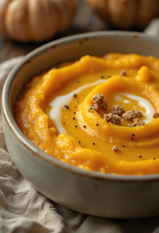 Butternut squash puree recipe - Healthy and delicious side dish