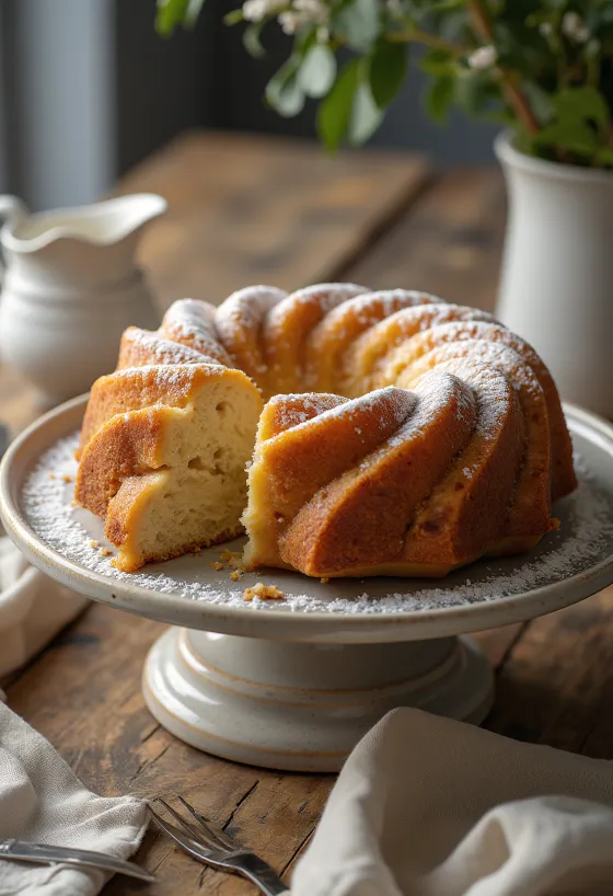 Apple banana bundt cake