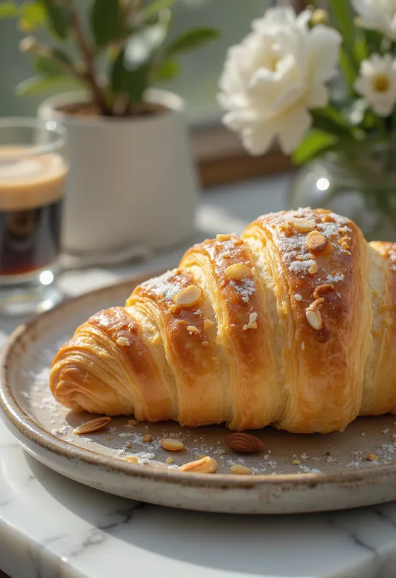 Serving of Low-Carb Croissants